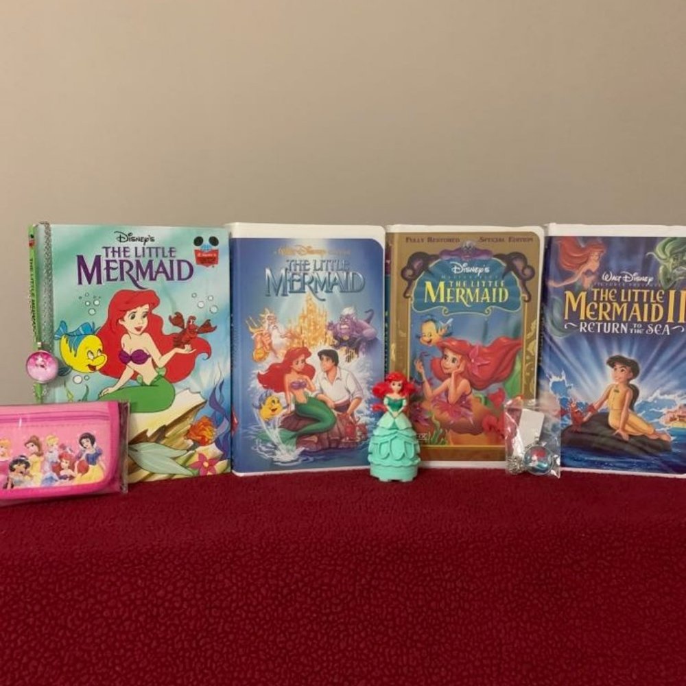The Little Mermaid, VHS Black Diamond, and more, made by Walt Disney studios.